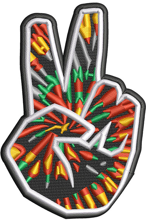 Restaurant Apron Logo — embroidery digitizing sample by DST Studio