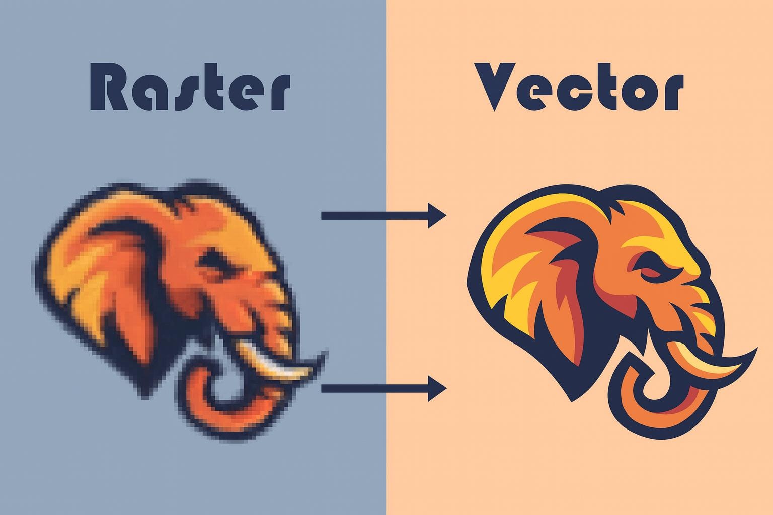 After logo vectorization by DST Studio — clean hand-traced SVG AI EPS PDF vector file, scalable to any size for print and signage